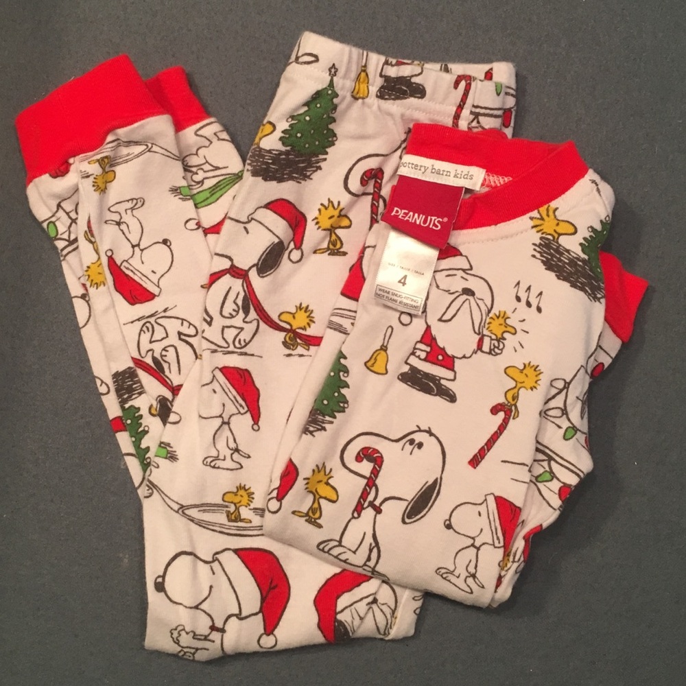 Pottery Barn Peanuts/Snoopy Pajamas